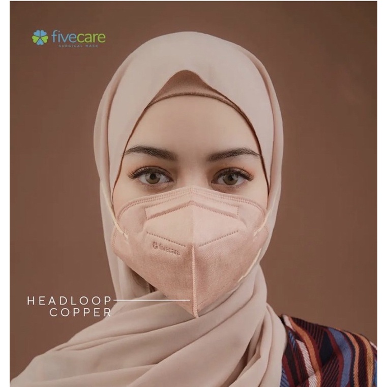 FIVECARE Masker KN95 6PLY Filter EARLOOP / HEADLOOP SURGICAL FACE MASK