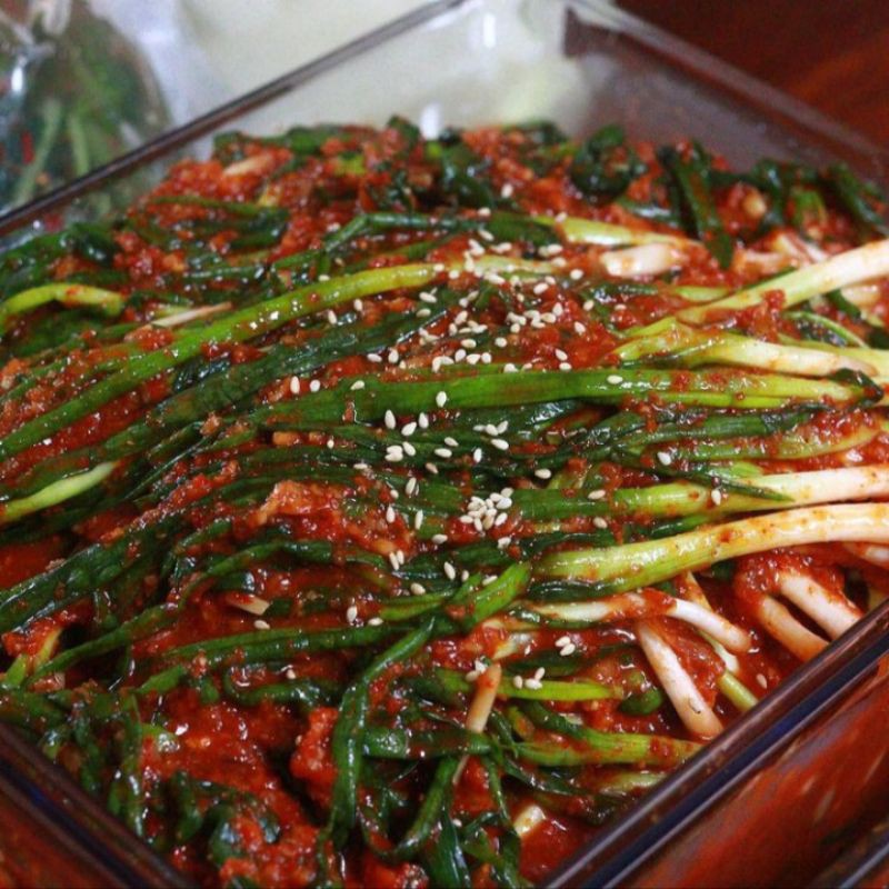 

Pa-Kimchi /Kimchi daun bawang/Green onion (1 kg)