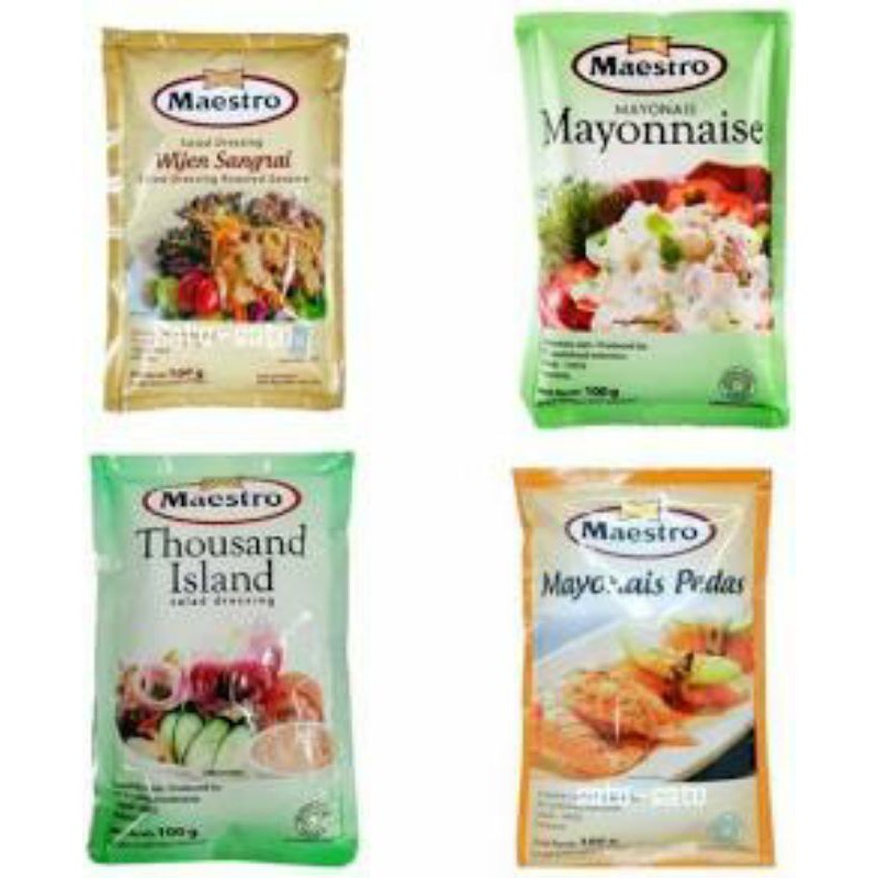 

Mayonaise Maestro 100 ml Original Pedas Wijen Sangrai
