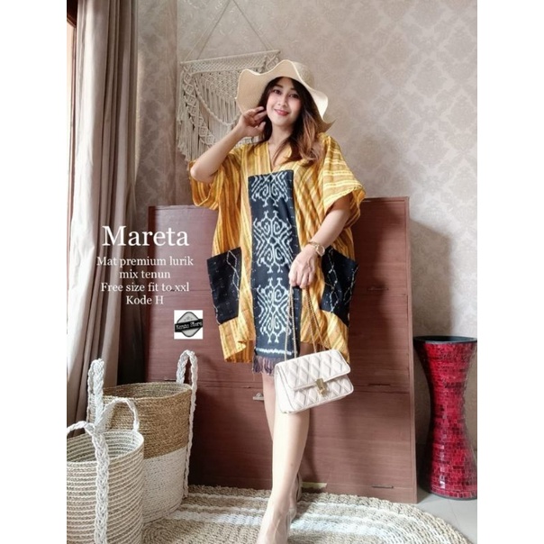 DRESS TENUN CASUAL | MARETA DRESS TENUN ETNIK