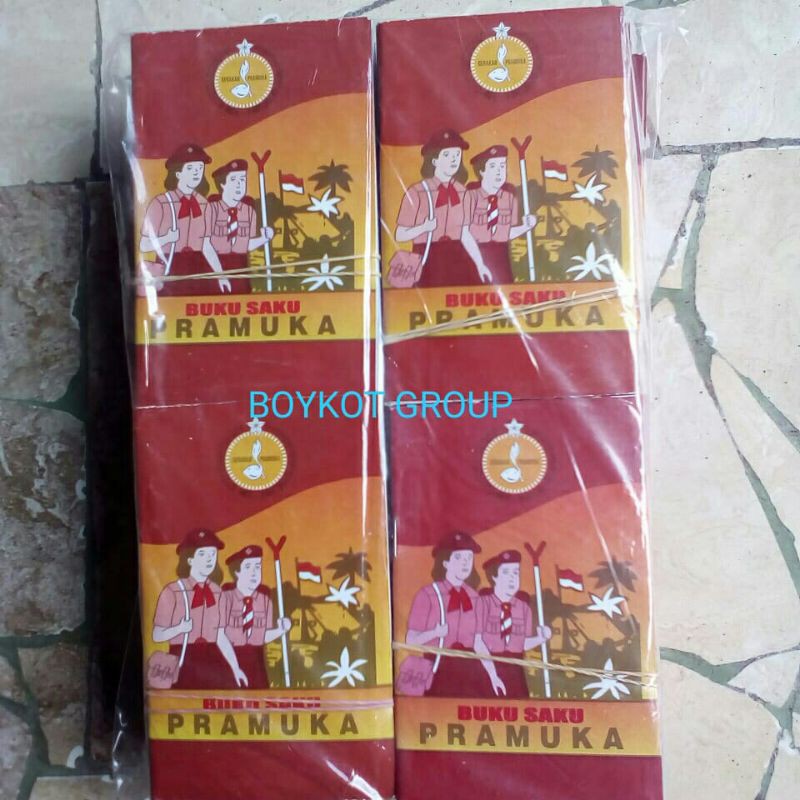 Buku saku pramuka coklat 1 biji