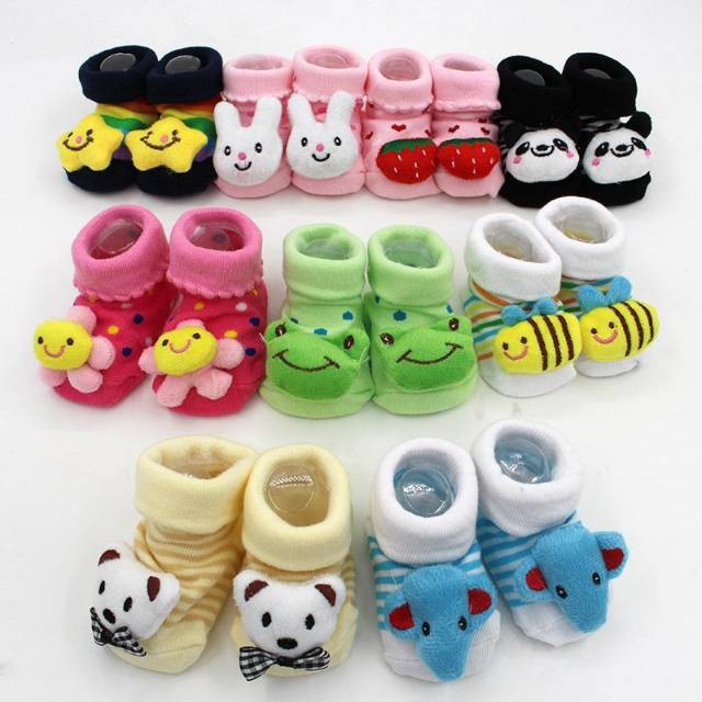 HappyOliver DOLL HOUSE Kaos Kaki Bayi Anak Laki Laki Perempuan Import Bahan Berkualitas newborn - 24 Bulan