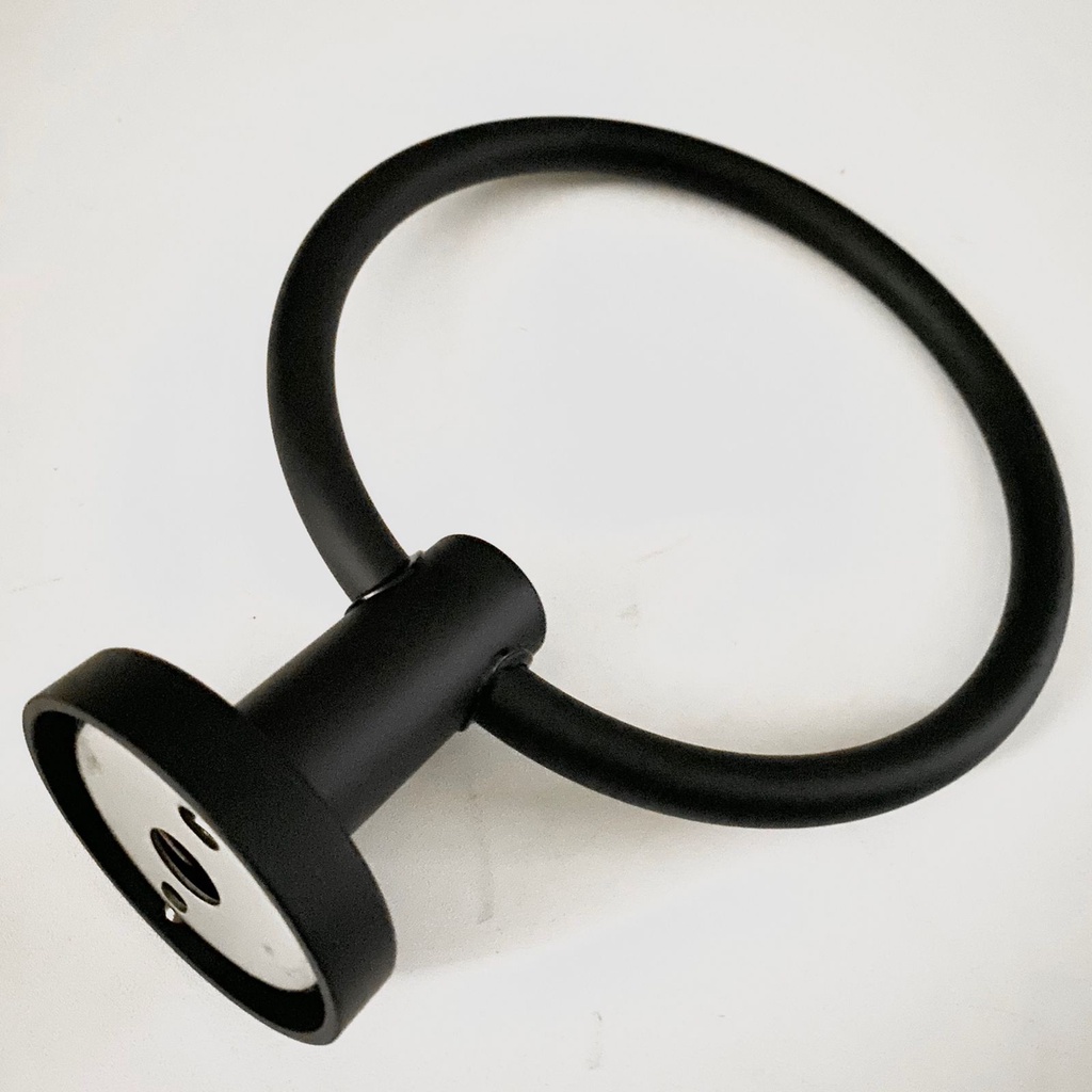 Towel Ring Handuk Stainless 304 Hitam 30204 -Gantungan Hooks Holder Handuk Kain Lap SUS 304 Black Matte