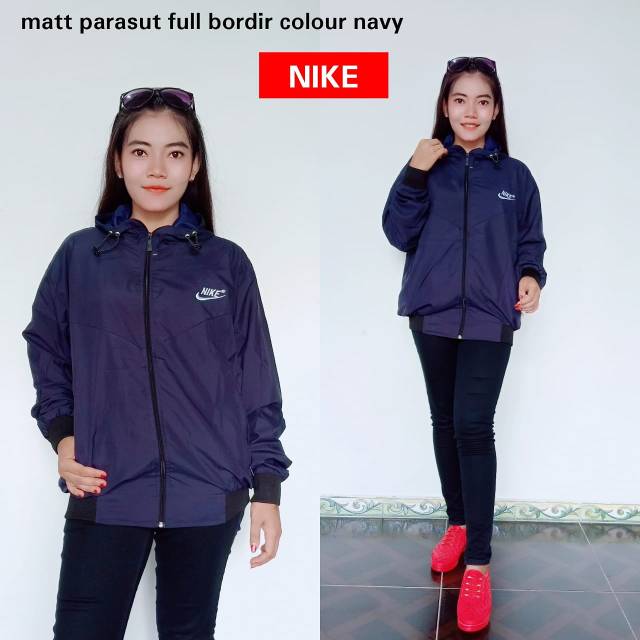 Jaket nike parasut