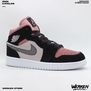 black white and burgundy jordan 1