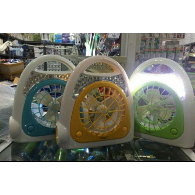 Lampu Kipas Emergency 3 in 1 Mikachi MC-7250