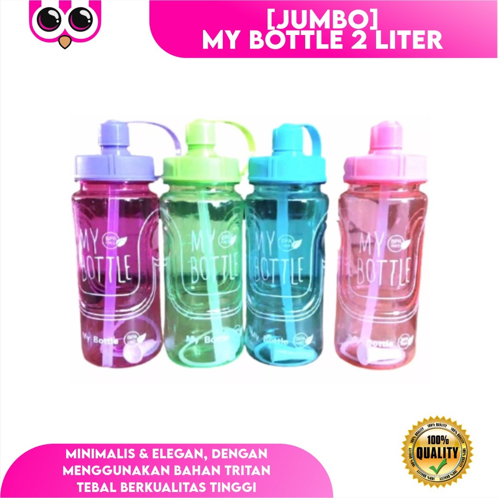 [Jumbo] My Bottle 2 Liter / Botol Air Minum / Tempat Minum