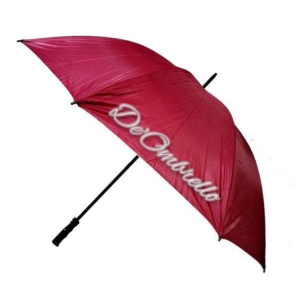 (100)Payung Golf JUMBO Polos Dalam Silver Anti UV Premium Quality Ujung Besi