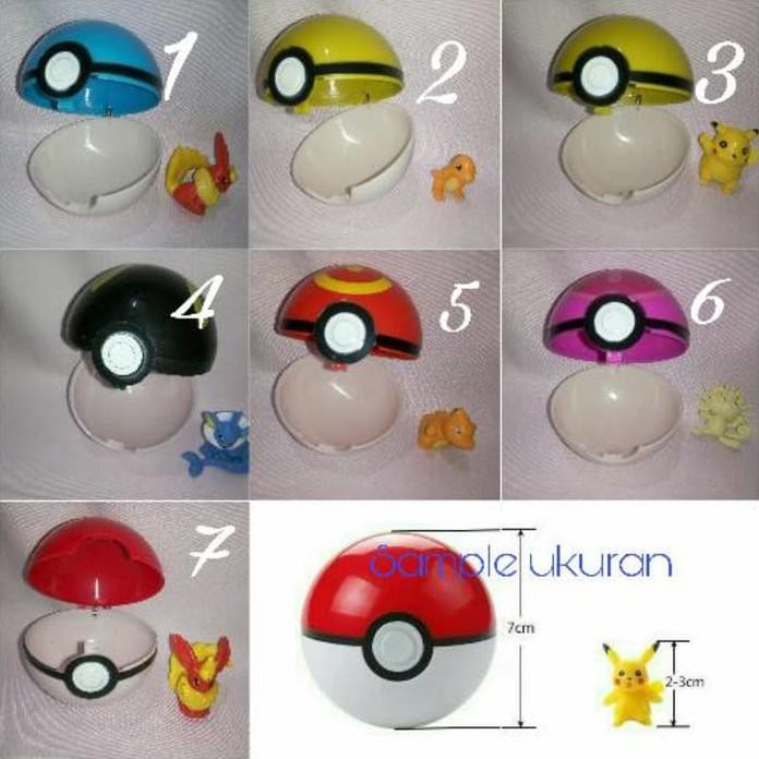 Pokeball 7Cm Isi 1 Figure Pokemon