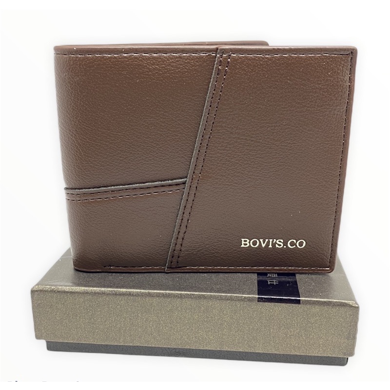 DOMPET PRIA BOVI’S PU LEATHER DOMPET PRIA LIPAT DOMPET PRIA KULIT SINTETIS DOMPET PRIA LIPAT MURAH DOMPET LAKI LAKI DOMPET LIPAT CASUAL DOMPET COWOK MURAH