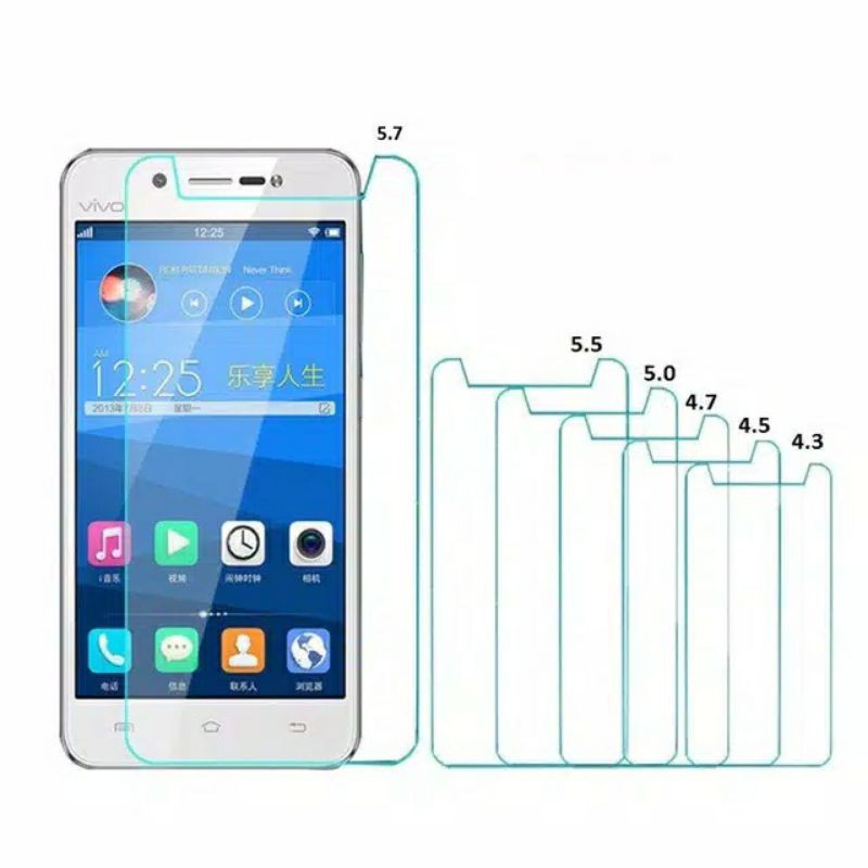 UNIVERSAL 5,0 /5,3/4,7/4,5 /TEMPERED GLASS BENING 0,3 NON PACKING