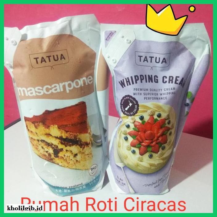 

Ujekujek- Tatua Whipping Cream 1Kg Diary 1000 Gr New Zealand Whipp Cream Kg Susu -Original.