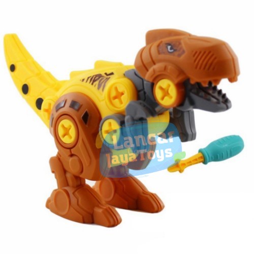 Mainan Dinosaurus Mini DIY Mainan Puzle Dinosaurus mini Termurah Mainan Anak