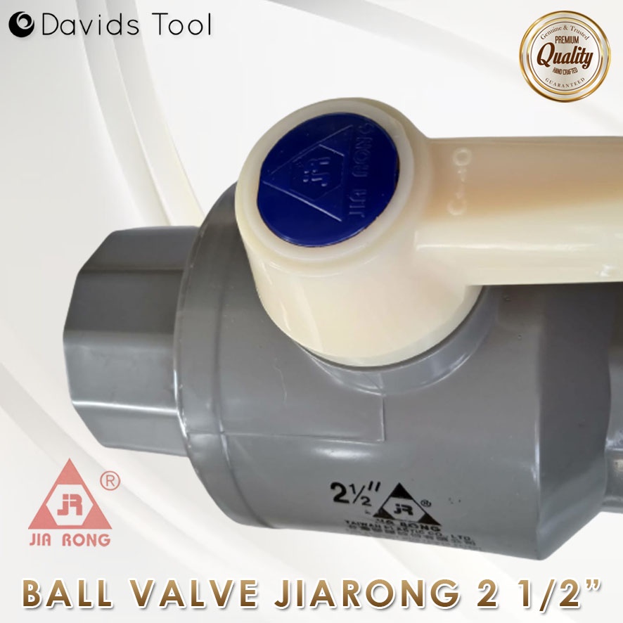 Stop Kran Ball Valve Pvc Jia Rong 2 1/2 Inch