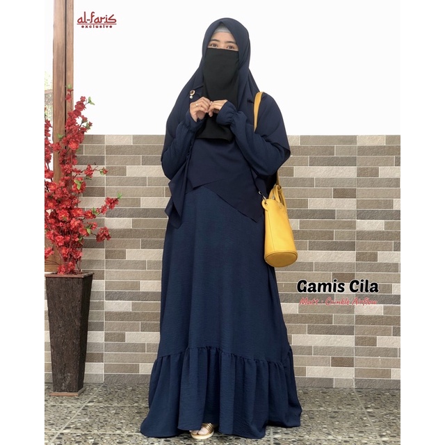 Gamis Rayon Crinkle Airflow Premium | Gamis Krinkle Airflow by Alfaris