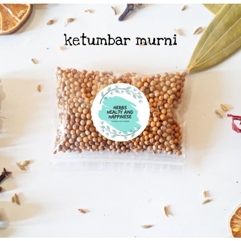 

Ketumbar Kering Murah Alami Tanpa Pemutih Campuran Rempah Herbal Grade A By Secret Garden Store