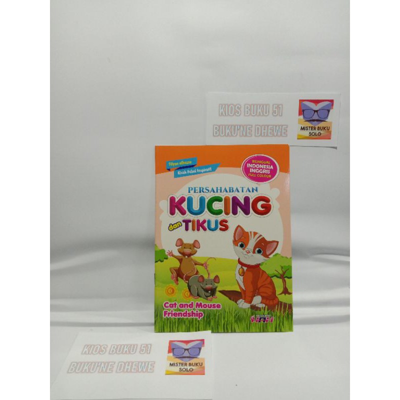 Buku Cerita Fabel "Persahabatan Kucing dan Tikus"