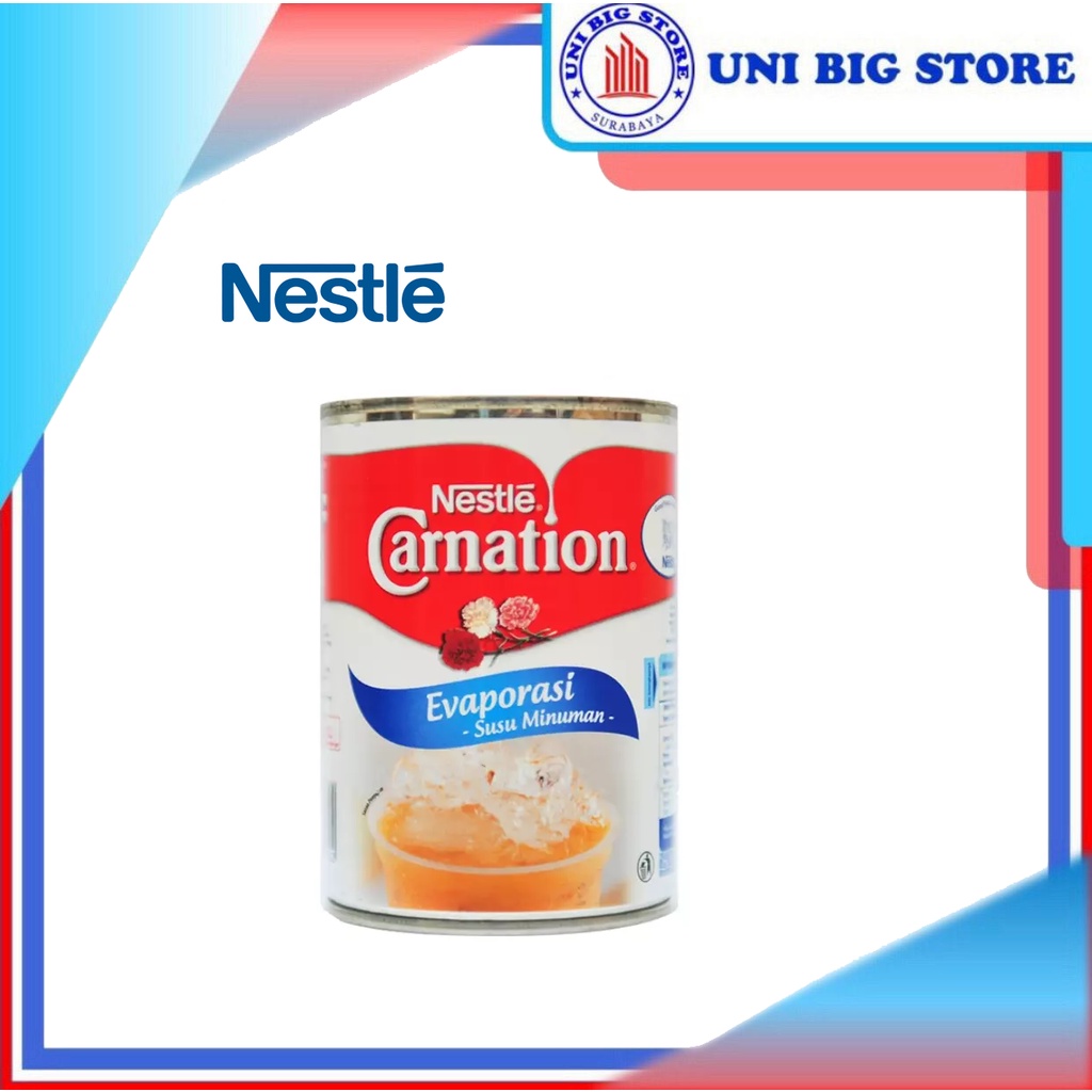 Nestle Carnation Susu Evaporasi / Evaporated Milk Kaleng 405 Gram