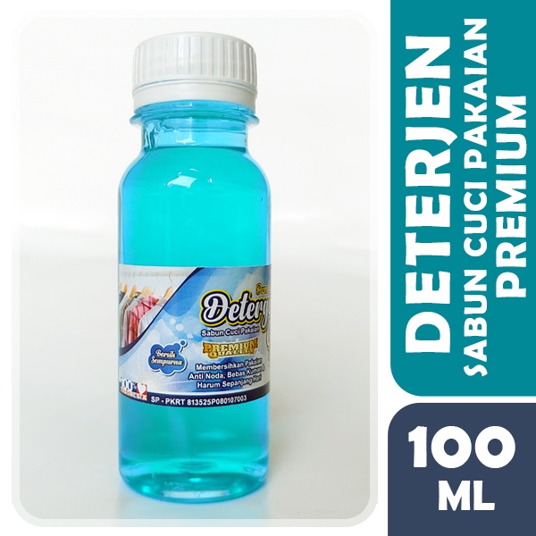 Contoh Produk Deterjen Cair 100ml PREMIUM Detergent Laundry