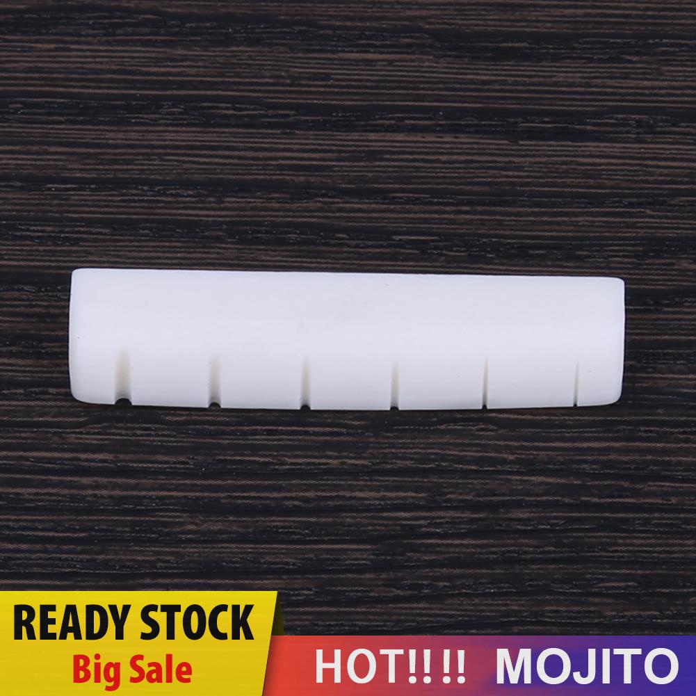 Mojito*4pcs Bone Guitar Bridge Nut Saddle 6 String Guitar Musical Instrument Parts