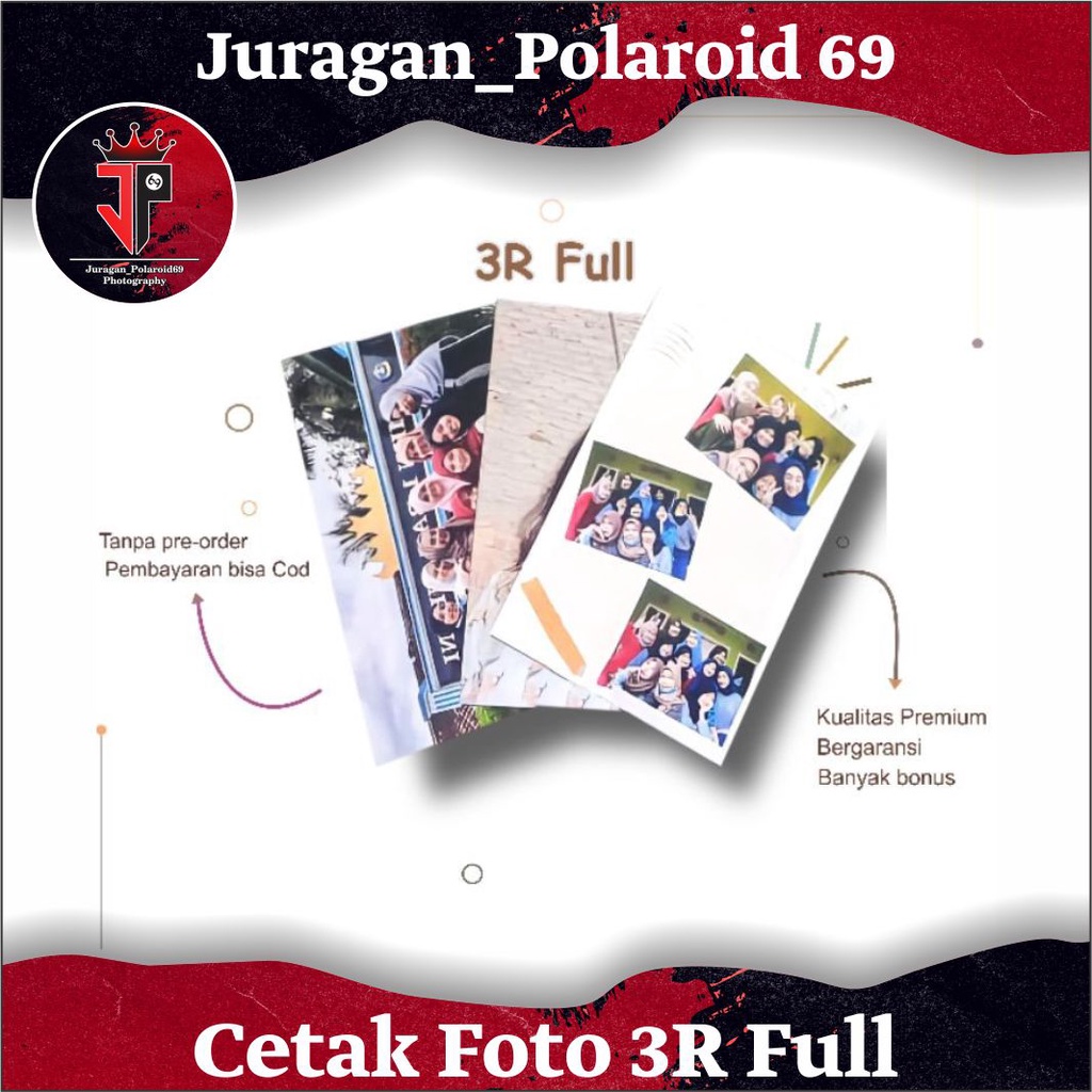 Jual Tanpa Pre Order Paket Cetak Foto R Full Foto Laminasi