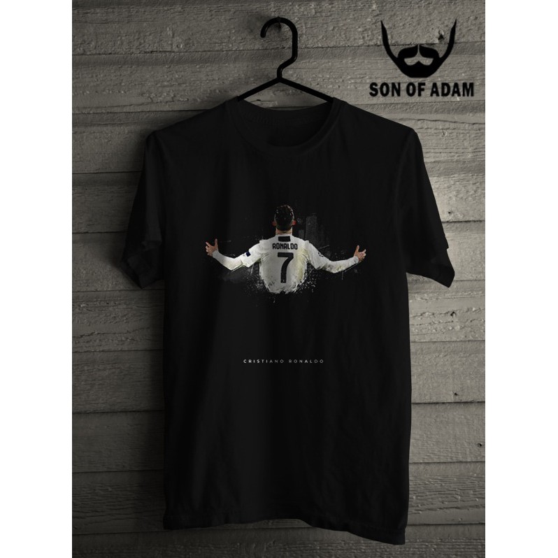 BAJU KAOS FASHION PRIA MURAH CUSTOM SABLON DTG DESIGN RONALDO 7