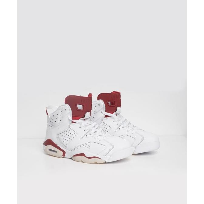 Nike Air Jordan 6 Retro - Maroon White Terlaris