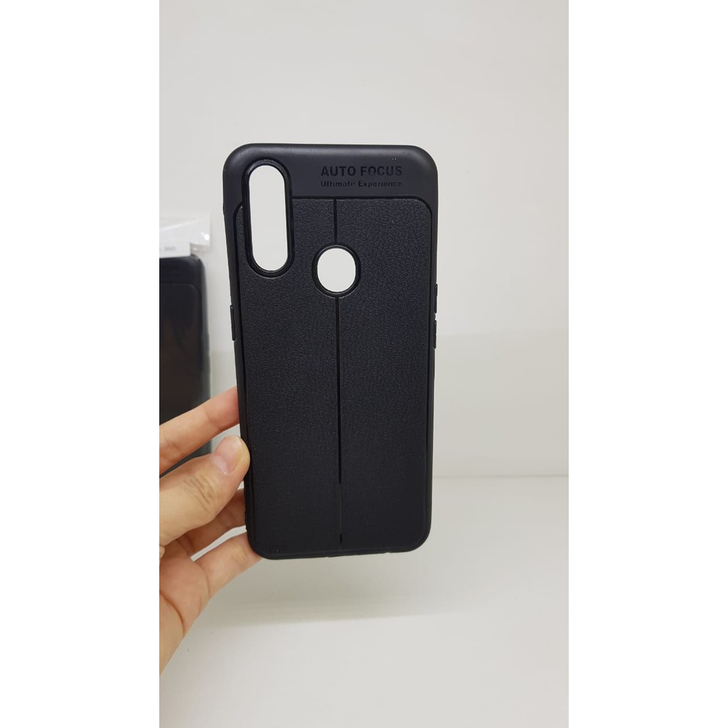 Auto Fokus Oppo A31 2020 6.5&quot; Leather Soft Case AUTOFOCUS Oppo A8 Motif Kulit Jeruk