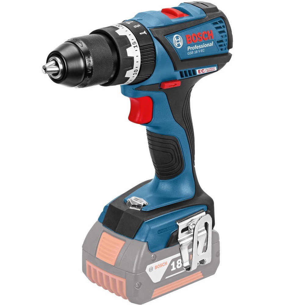BOSCH Bor Tembok Baterai GSB 18 V-EC (Unit Only)