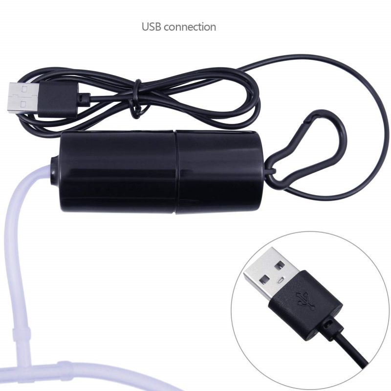 Aerator USB/Pompa Udara Aquarium/Aerator Aquarium Mini/Pompa Gelembung Aquarium