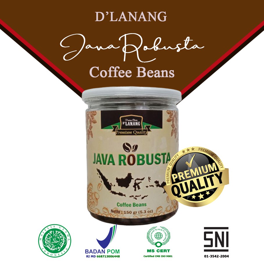 

Kopi D-Lanang Coffe Bean Java Robusta BPOM Halal