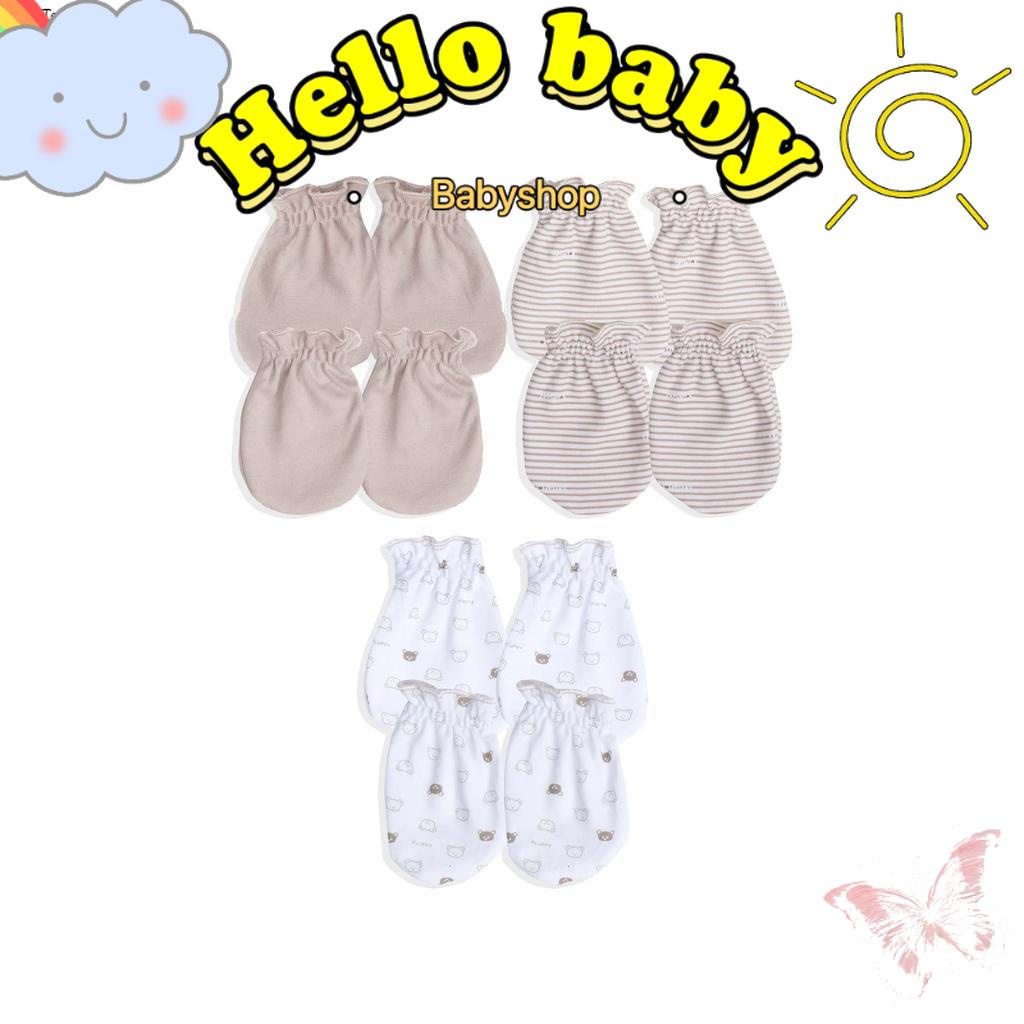 FLUFFY Sarung Tangan dan Kaos Kaki (Isi 3 Pcs) KKI Newborn