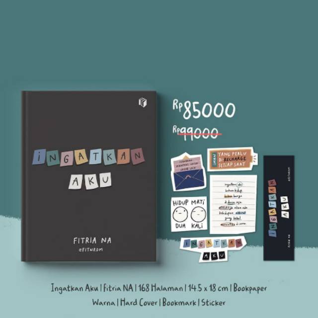 

INGATKAN AKU - BONUS BOOKMARK + STICKER