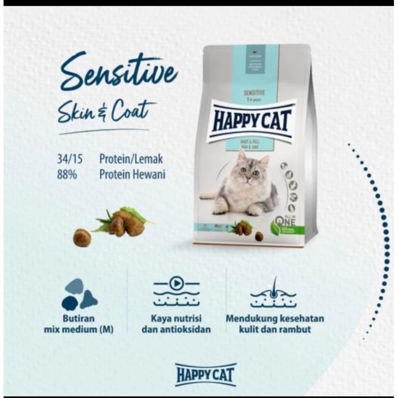 Happy Cat Sensitive Skin &amp; Coat 1,3kg Freshpack / Sensitive Haut &amp; Fell