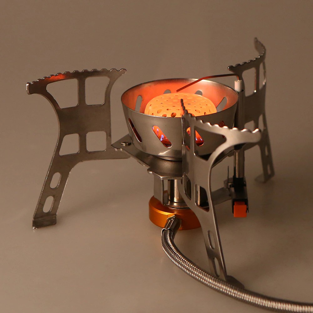 [PAKET] Kompor Camping Selang ZYZY-17 Adaptor Ultralight Kompor Kemah Portable