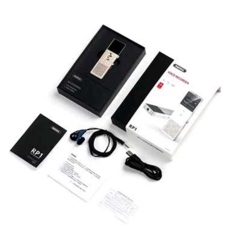 REMAX VOICE RECORDER DIGITAL STEREO - BLACK / RP1BLACK