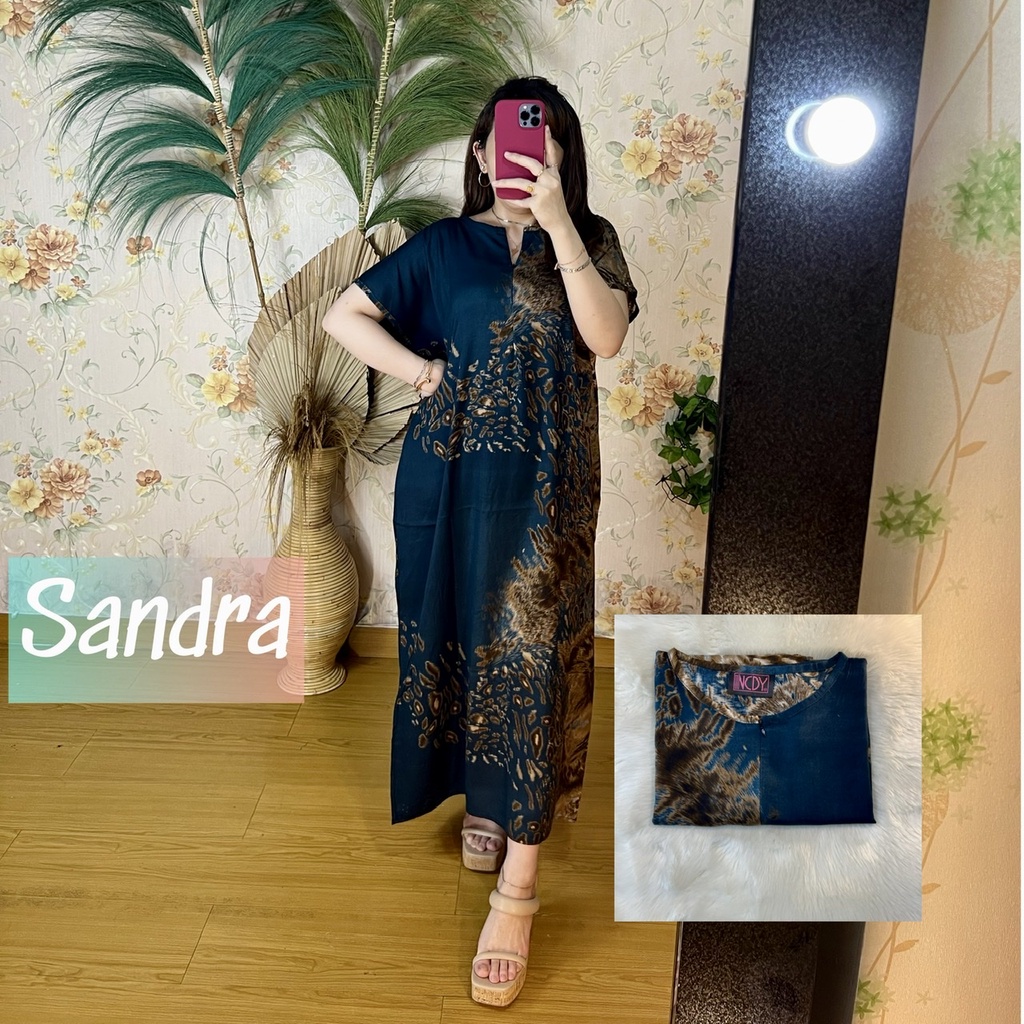 PART1 NCDY HOMEWEAR DASTER PANJANG SEMATA KAKI LD 130cm BUSUI FRIENDLY JUMBO-Sandra