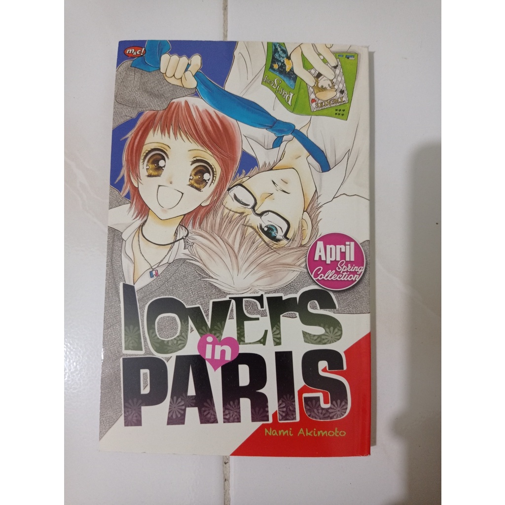 

KOMIK MANGA preloved murah "LOVERS IN PARIS" NAMI AKIMOTO