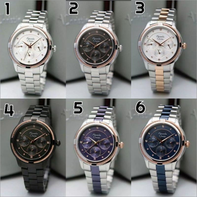 Alexandre Christie AC 2844 BF Ladies Stainless Steel