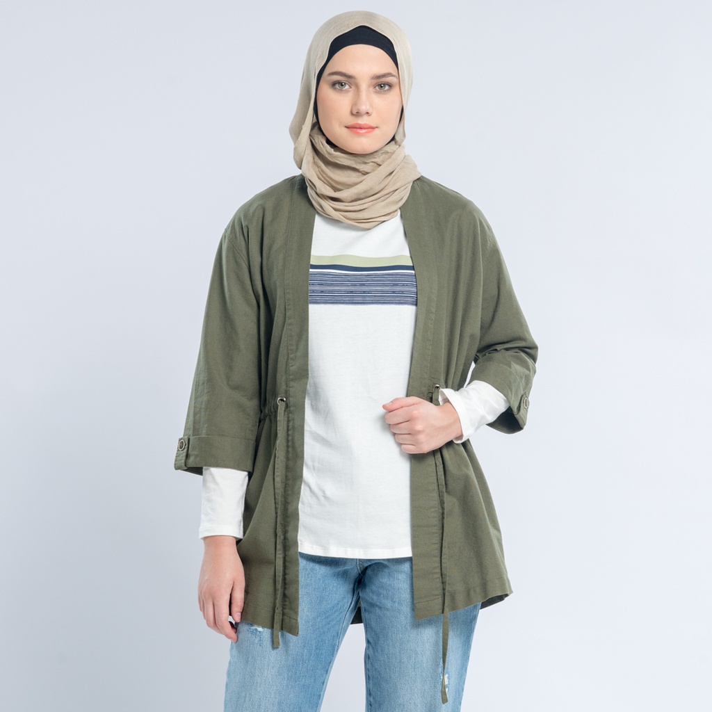 Flamoush Benita Green Outer Wanita