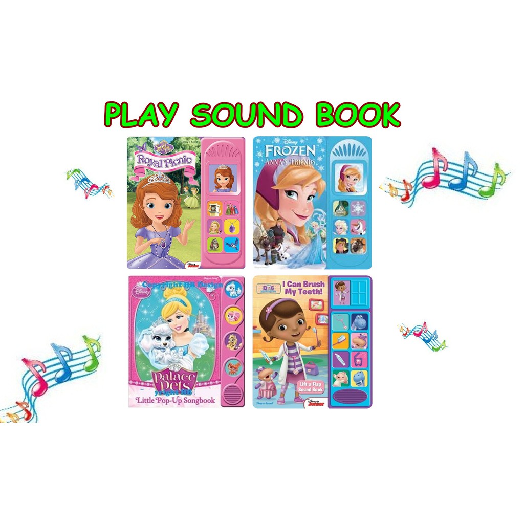 PLAY A SOUND DISNEY MICKEY MOUSE &amp; FROZEN ( BUKU MUSIK )