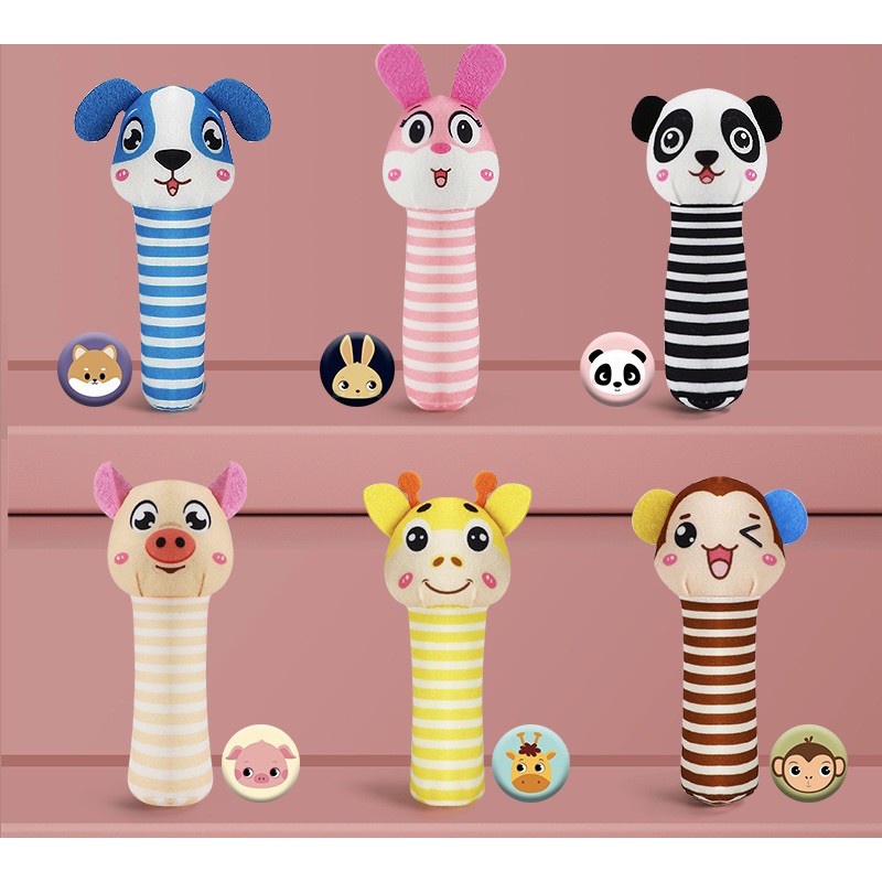 Boneka Rattle Stick Bayi Doll Toys Mainan Bayi