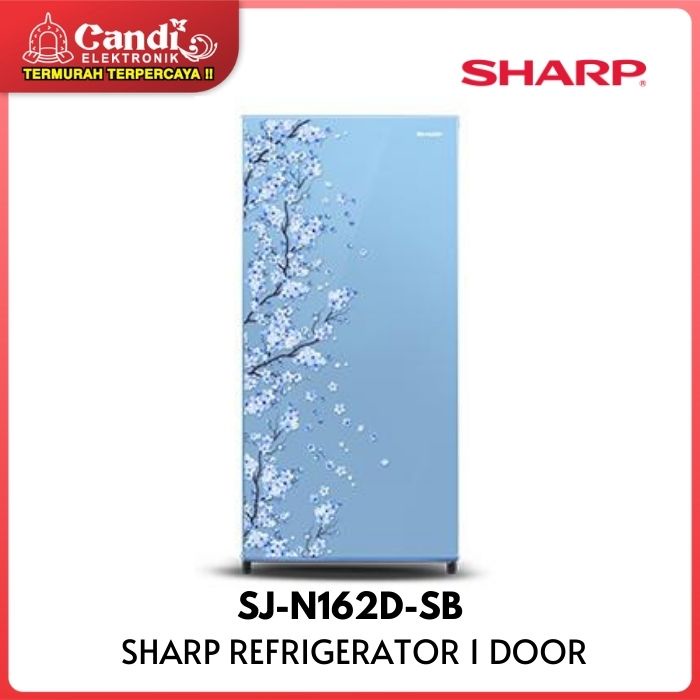 SHARP Kulkas 1 Pintu 128  Liter SJ-N162D-SB