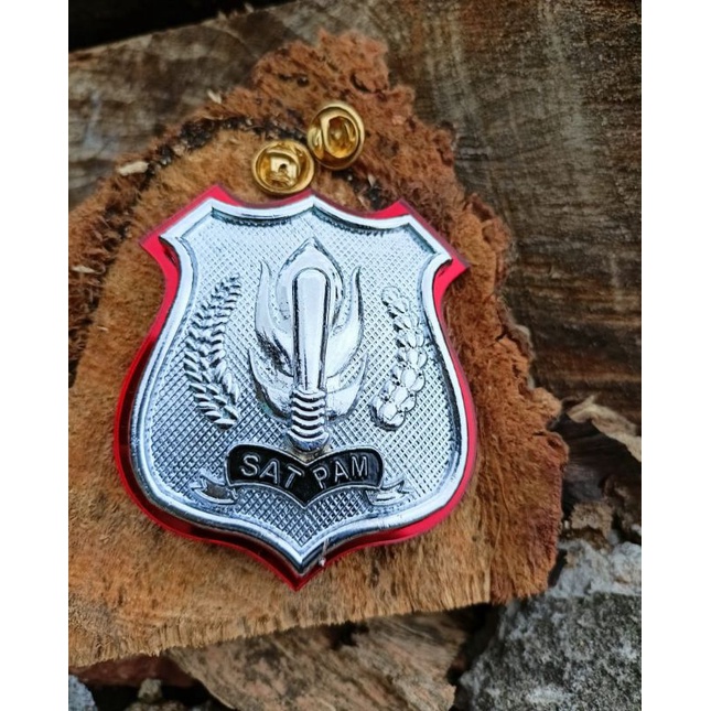 PIN KEWENANGAN SATPAM AKRILIK/ PIN KEWENANGAN SATPAM