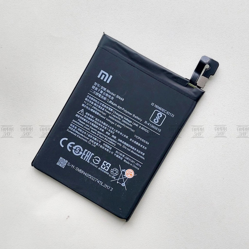 Baterai XiaoMi BN48 Redmi Note 6 Pro Original OEM Batre Batrai Battery Xiao Mi BN 48 HP Handphone Ori