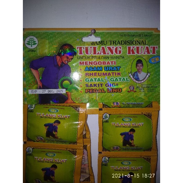 COD Tulang Kuat - Kapsul - Kapsul Pegal Linu, Asam Urat, Encok dll-Tulang kuat