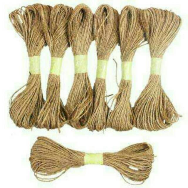 Tali rami hemp rope jute rope tali goni uk 1mm harga Tali rami hemp rope jute rope tali goni uk 1mm harga