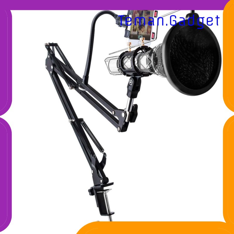 TG-BD100 TaffSTUDIO Condenser Microphone Stand Holder 360 Lazypod+Clamp - NB-35