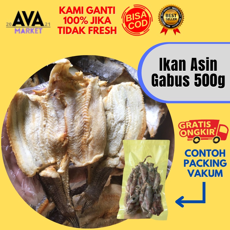 

Ikan Asin Gabus Kualitas Grade A 250 500 G