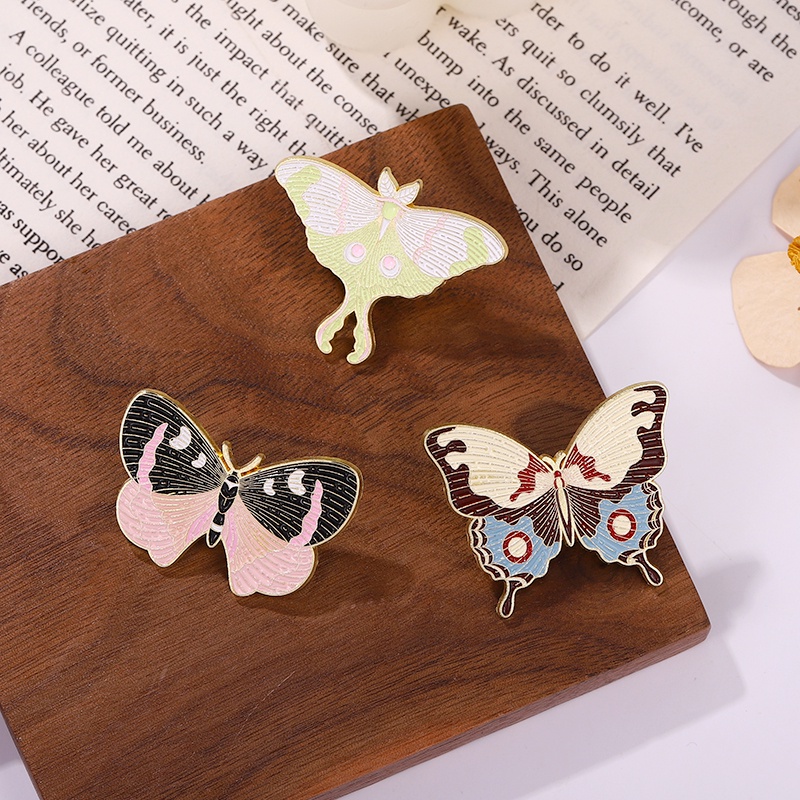 Bros Pin Model Butterfly Warna-Warni Untuk Hadiah Teman